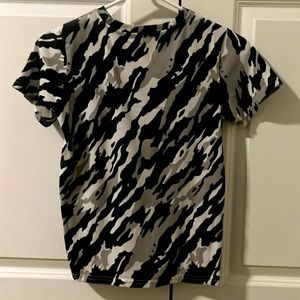 Black and White Camo T-Shirt